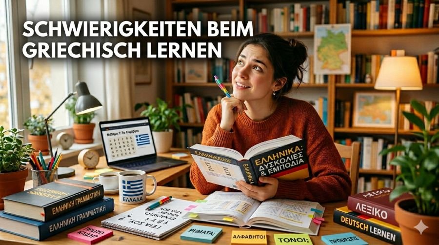 Schwierigkeiten beim griechisch lernen